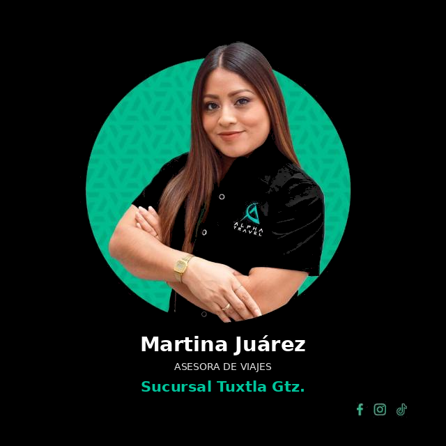 Retrato de Martina Juárez, ejecutiva de viajes en la sucursal Tuxtla Gtz..