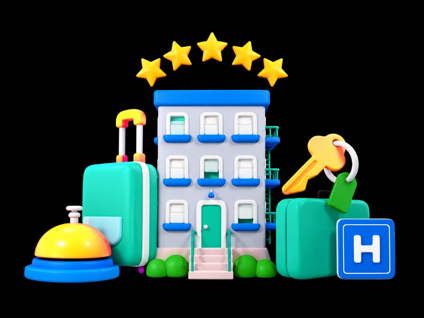 Hotel con equipaje y servicios para hospedarte durante tu viaje