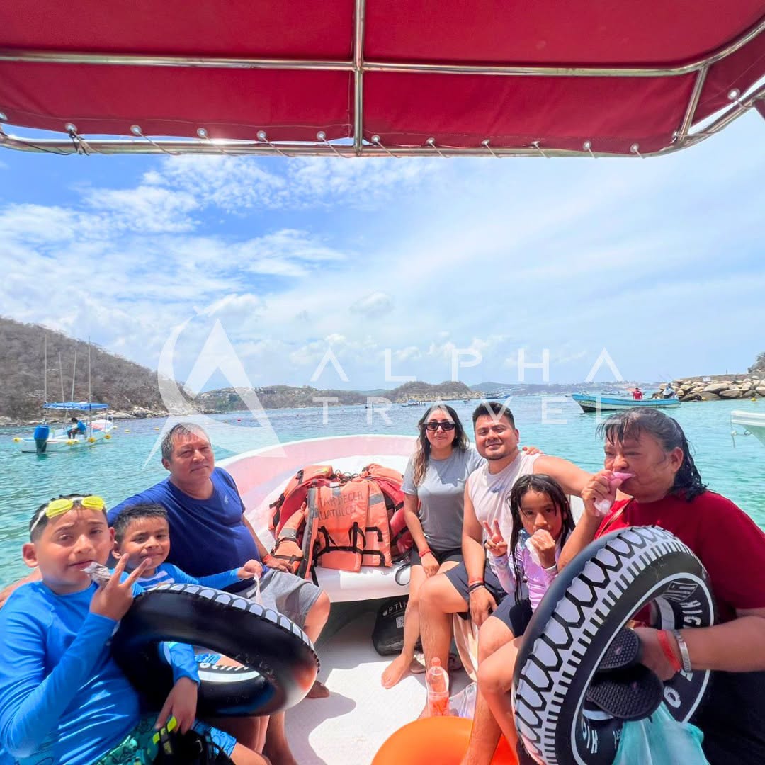 Viajeros en un destino especial